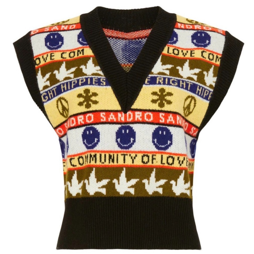 Sandro Connor Wool Sweater Vest (size 2 = M)